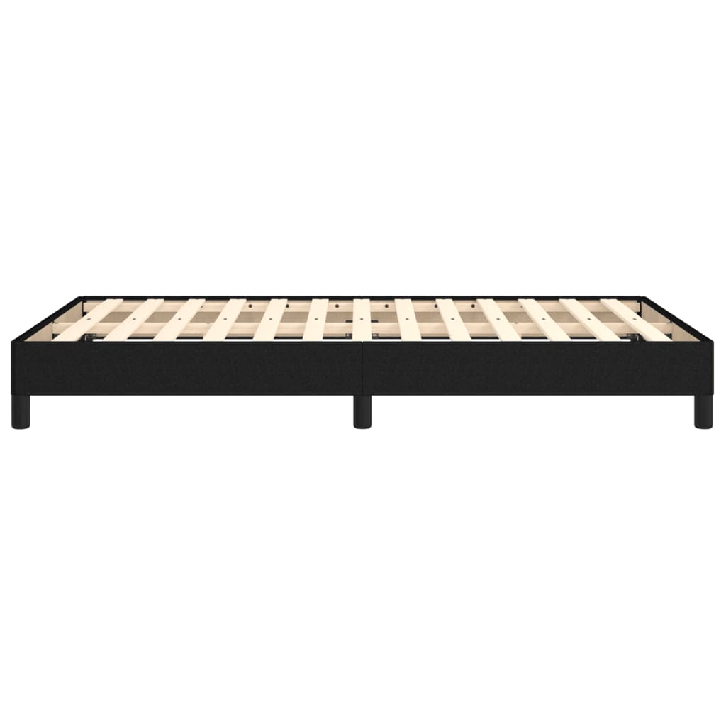 sengeramme uden madras 120x190 cm stof sort