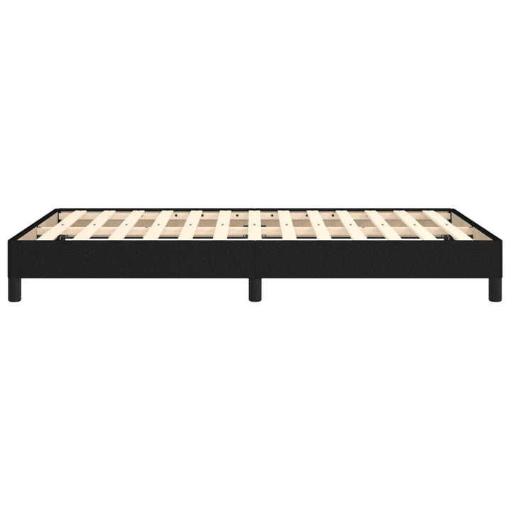 sengeramme uden madras 120x190 cm stof sort