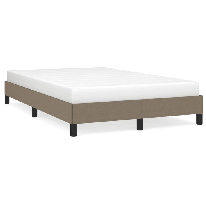 sengeramme uden madras 120x190 cm stof gråbrun