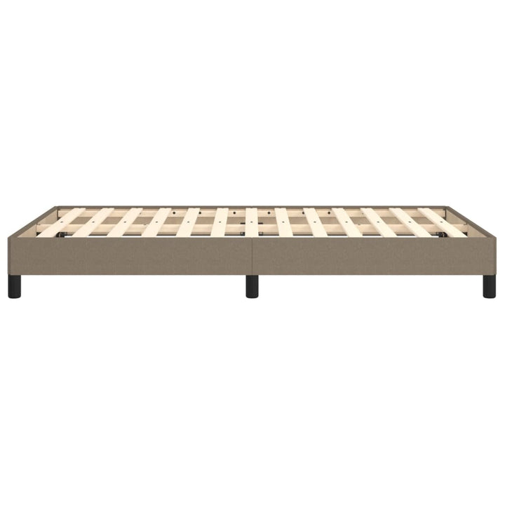 sengeramme uden madras 120x190 cm stof gråbrun