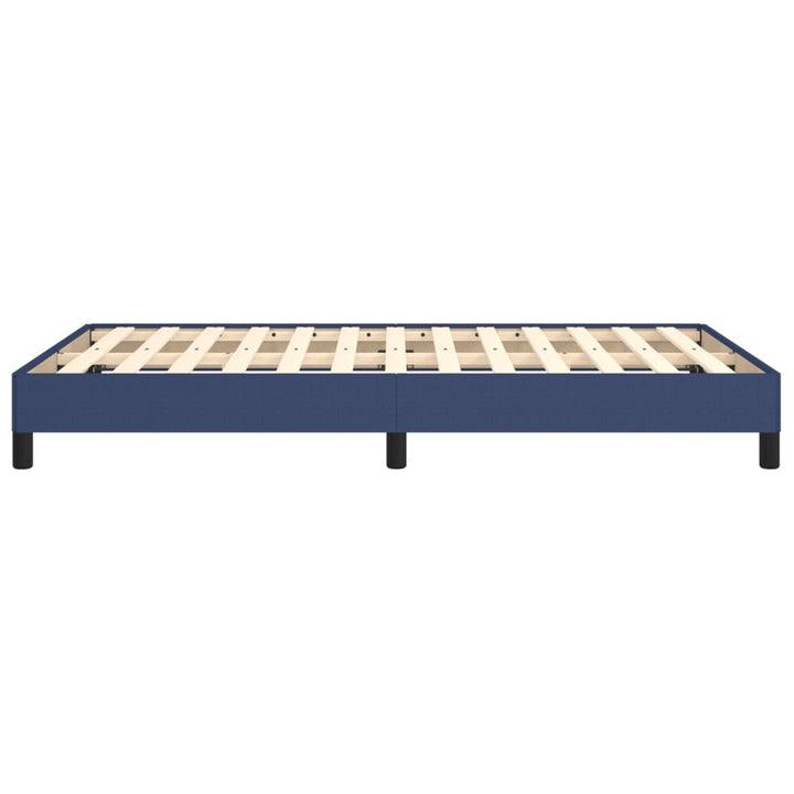 sengeramme uden madras 120x190 cm stof blå