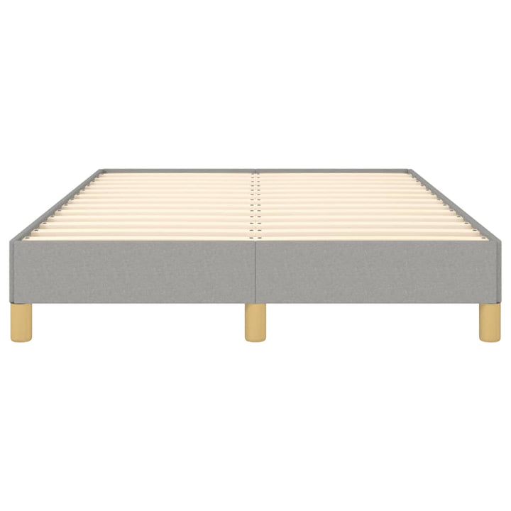 sengeramme uden madras 120x190 cm stof enkeltseng lysegrå
