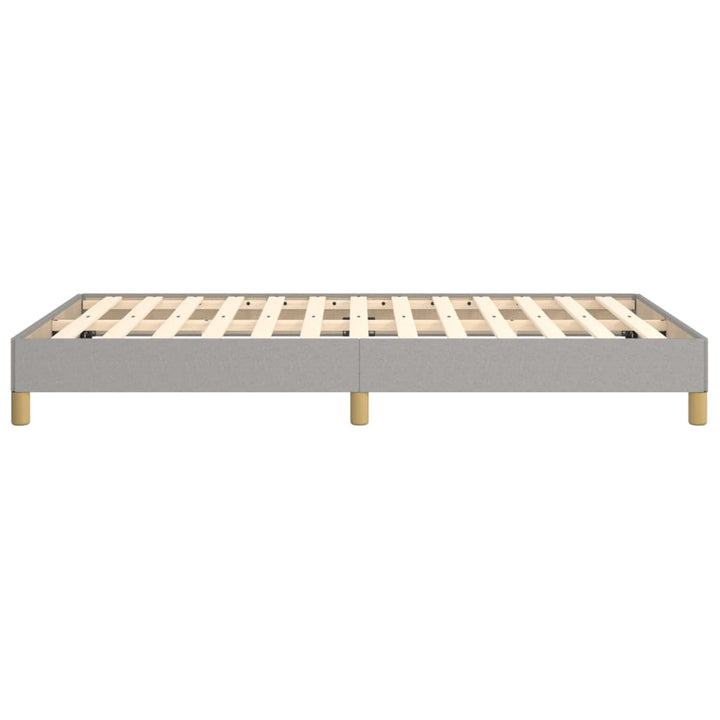 sengeramme uden madras 120x190 cm stof enkeltseng lysegrå
