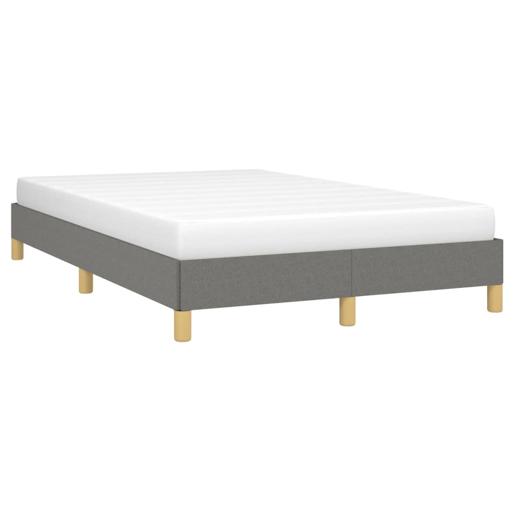 sengeramme uden madras 120x190 cm stof enkeltseng Mørkegrå
