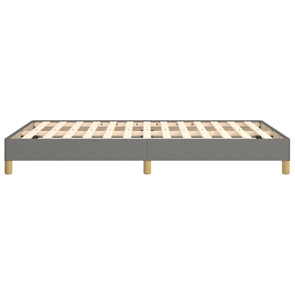 sengeramme uden madras 120x190 cm stof enkeltseng Mørkegrå