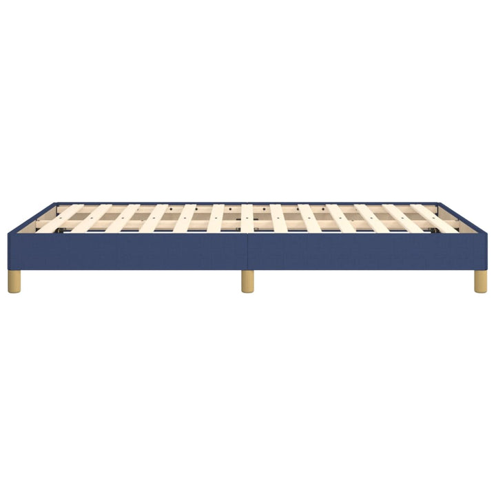 sengeramme uden madras 120x190 cm stof blå