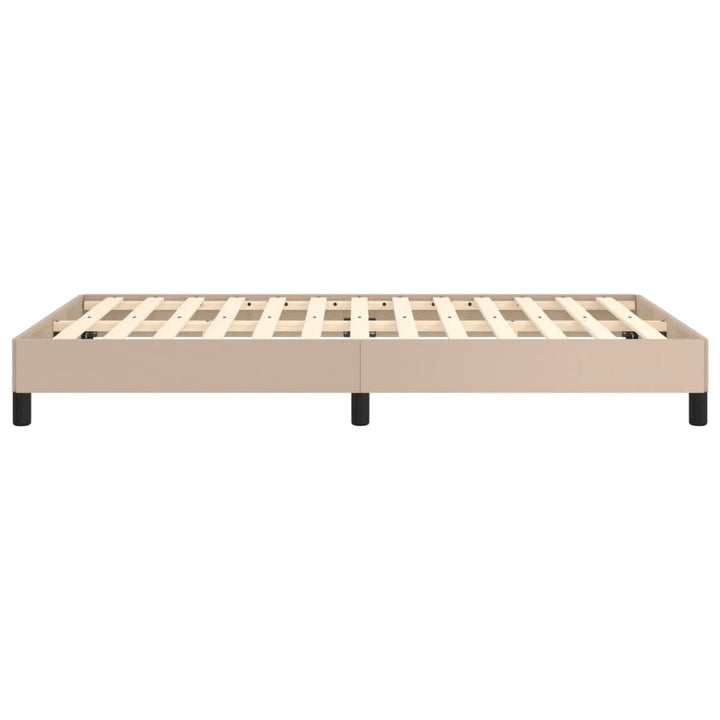 sengeramme uden madras 120x190 cm cappuccino farvet