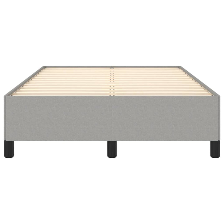 sengeramme uden madras 120x190 cm stof enkeltseng lysegrå