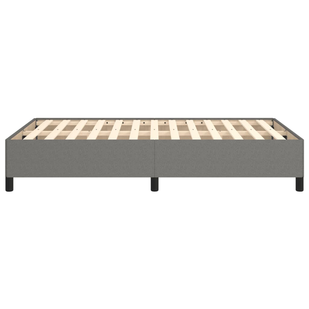 sengeramme uden madras 120x190 cm stof enkeltseng Mørkegrå