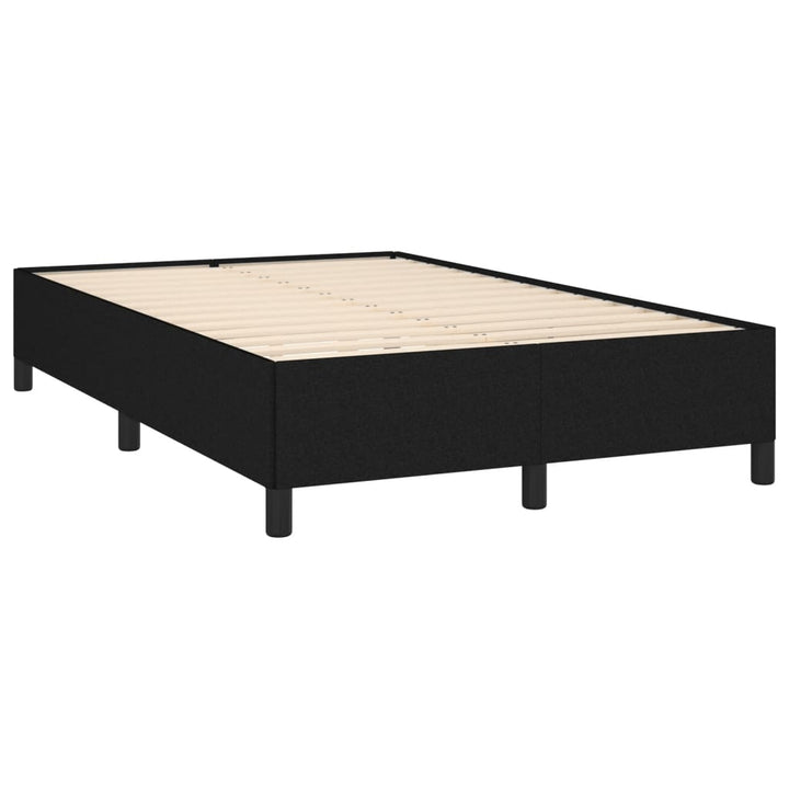 sengeramme uden madras 120x190 cm stof sort