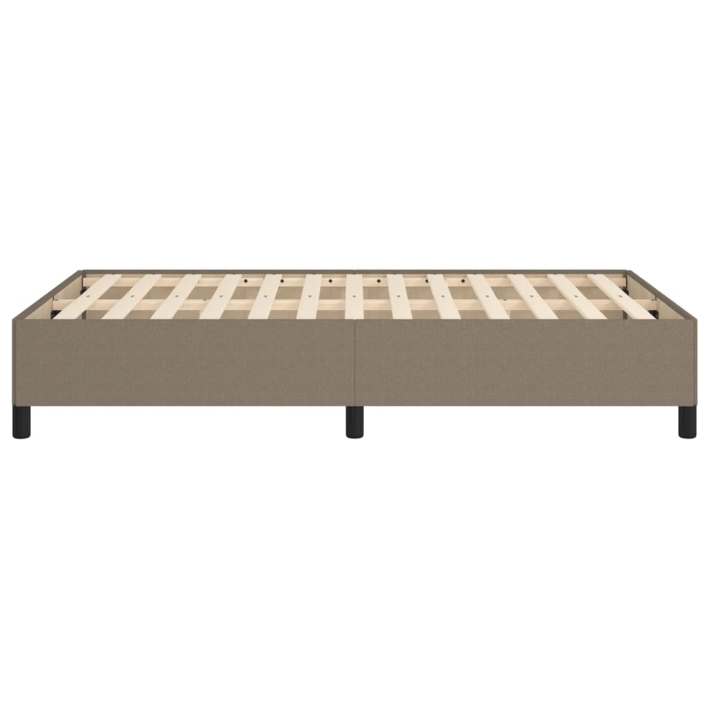 sengeramme uden madras 120x190 cm stof gråbrun