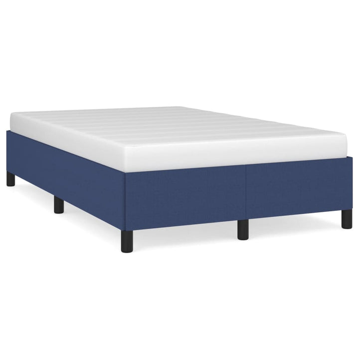 sengeramme uden madras 120x190 cm stof blå