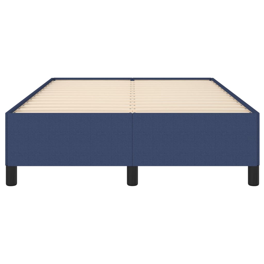 sengeramme uden madras 120x190 cm stof blå