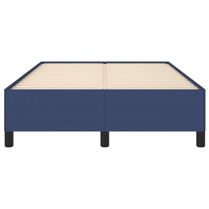 sengeramme uden madras 120x190 cm stof blå