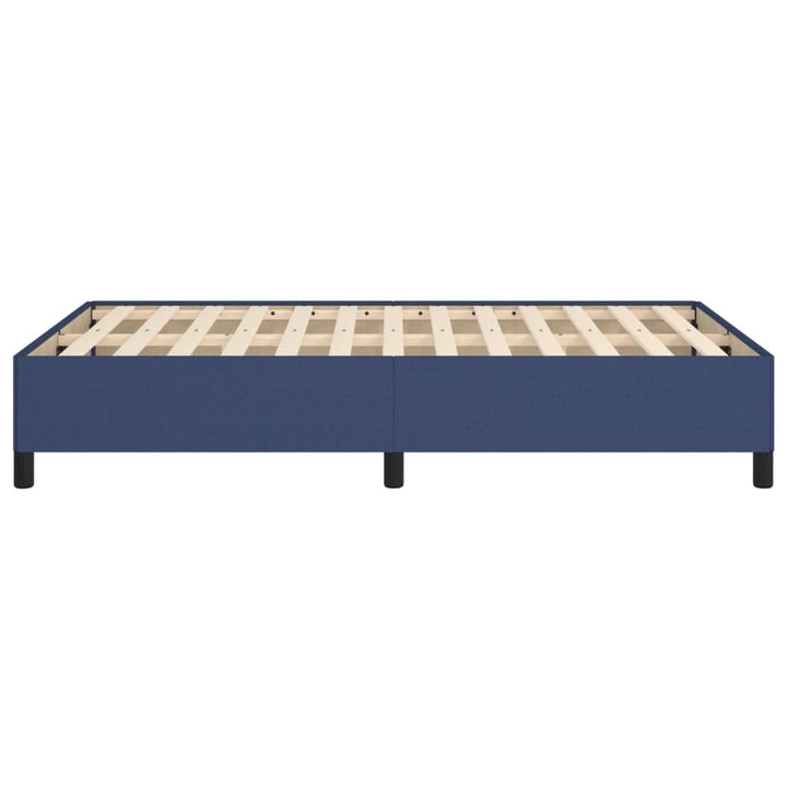 sengeramme uden madras 120x190 cm stof blå