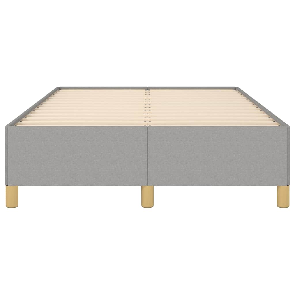 sengeramme uden madras 120x190 cm stof enkeltseng lysegrå
