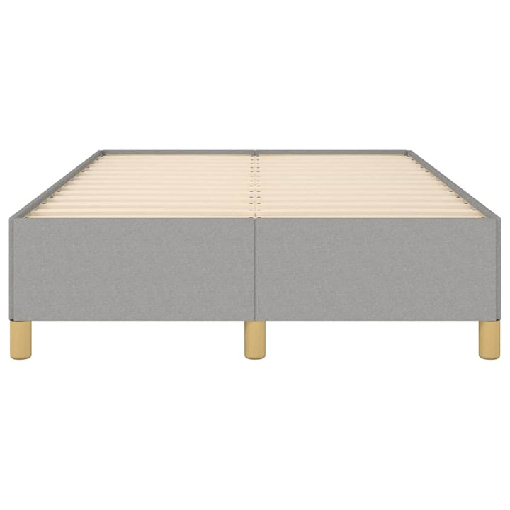 sengeramme uden madras 120x190 cm stof enkeltseng lysegrå