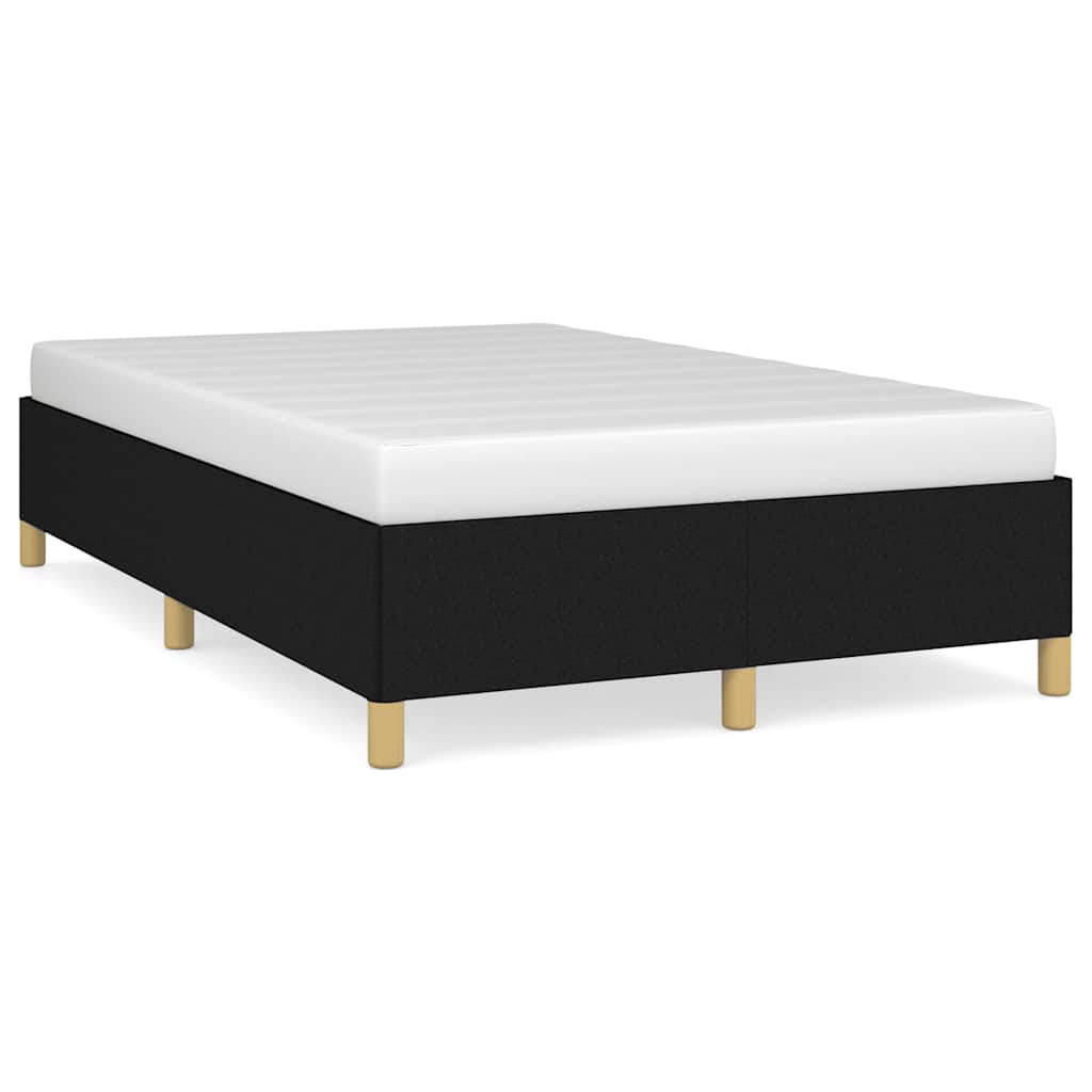 sengeramme uden madras 120x190 cm stof sort