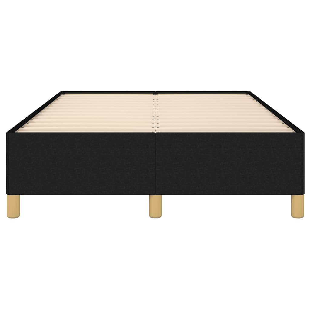 sengeramme uden madras 120x190 cm stof sort