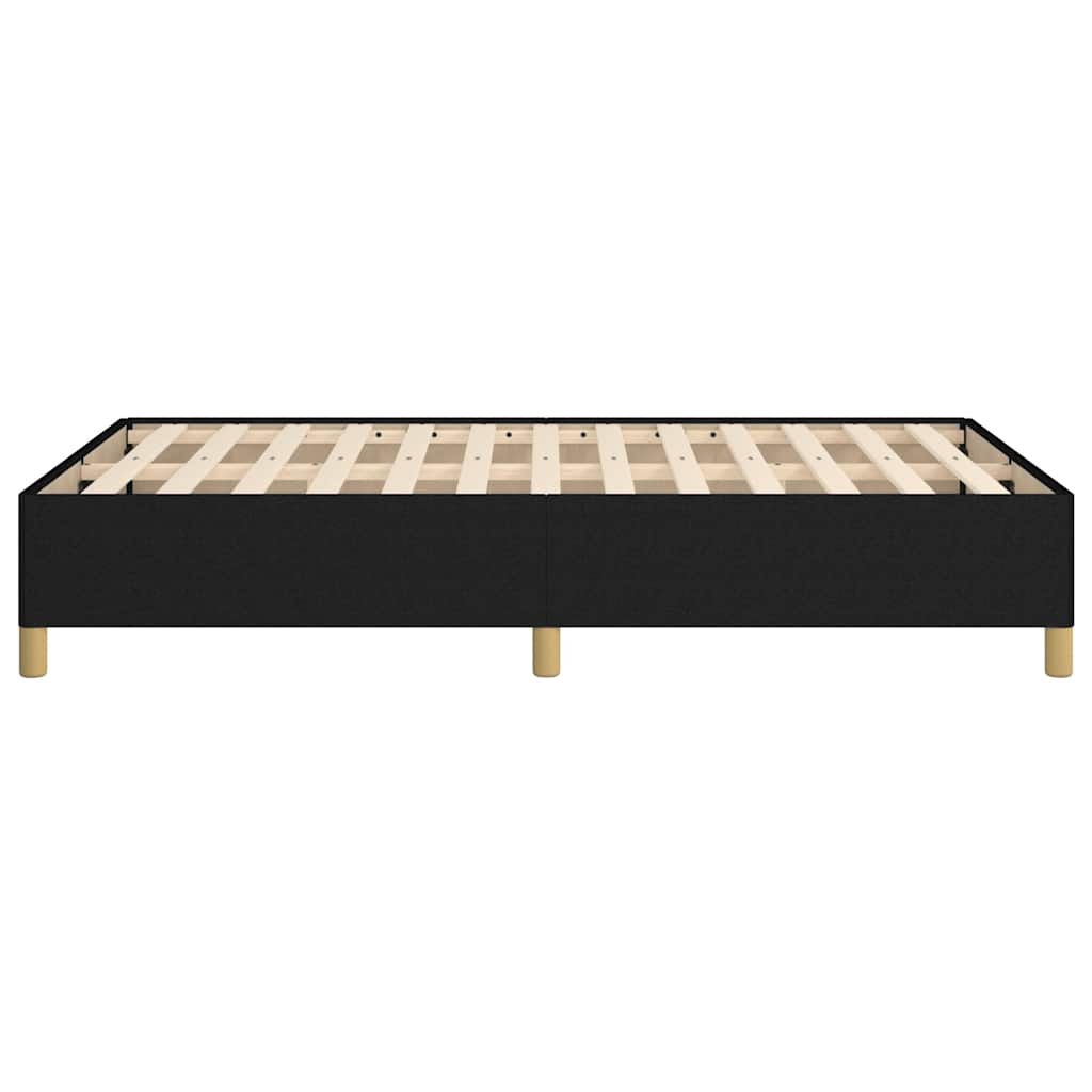sengeramme uden madras 120x190 cm stof sort