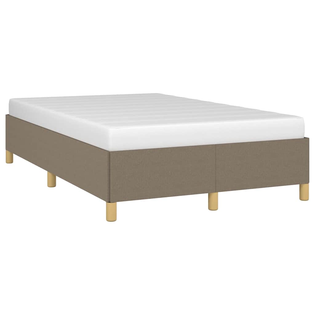 sengeramme uden madras 120x190 cm stof gråbrun