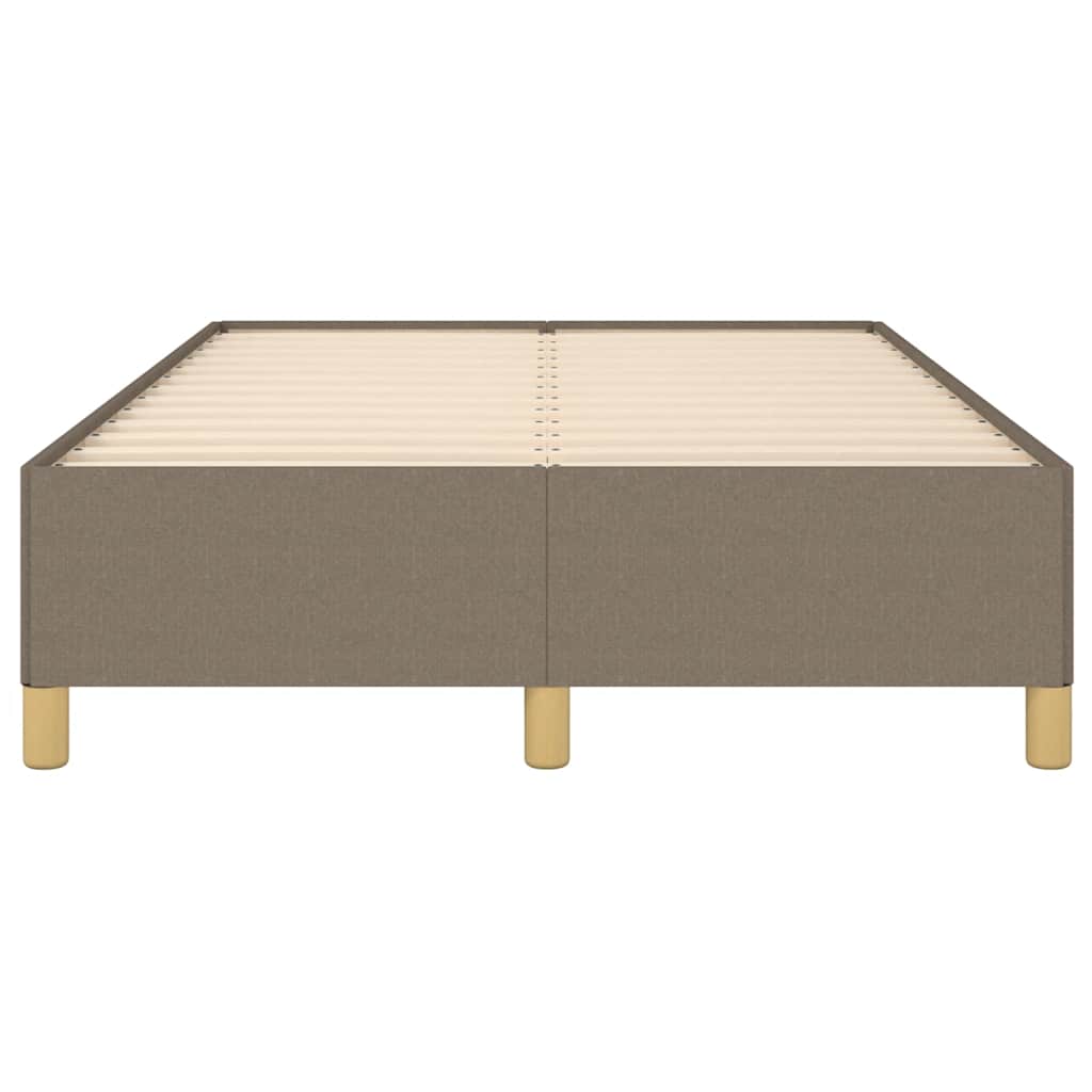 sengeramme uden madras 120x190 cm stof gråbrun