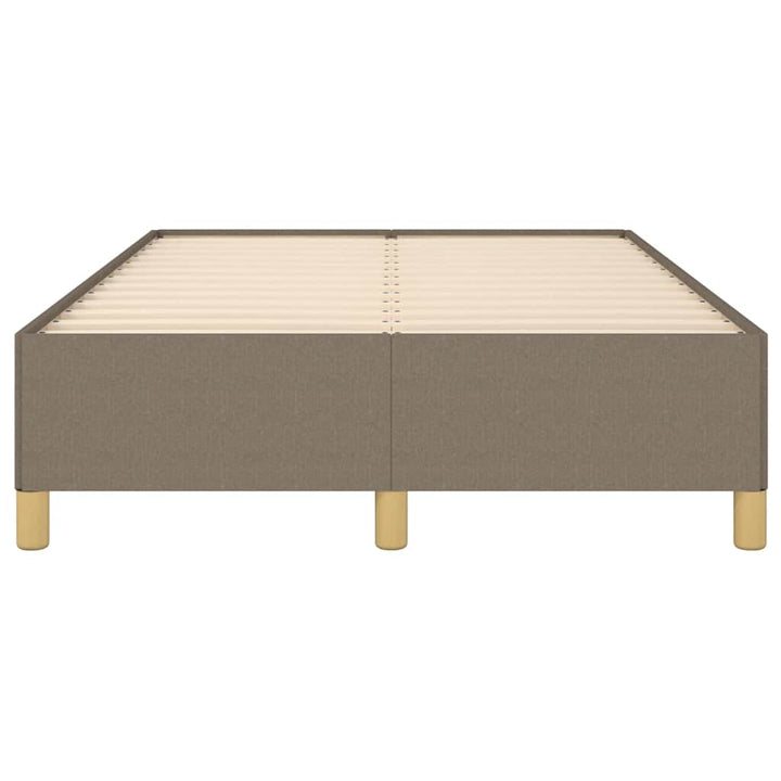 sengeramme uden madras 120x190 cm stof gråbrun