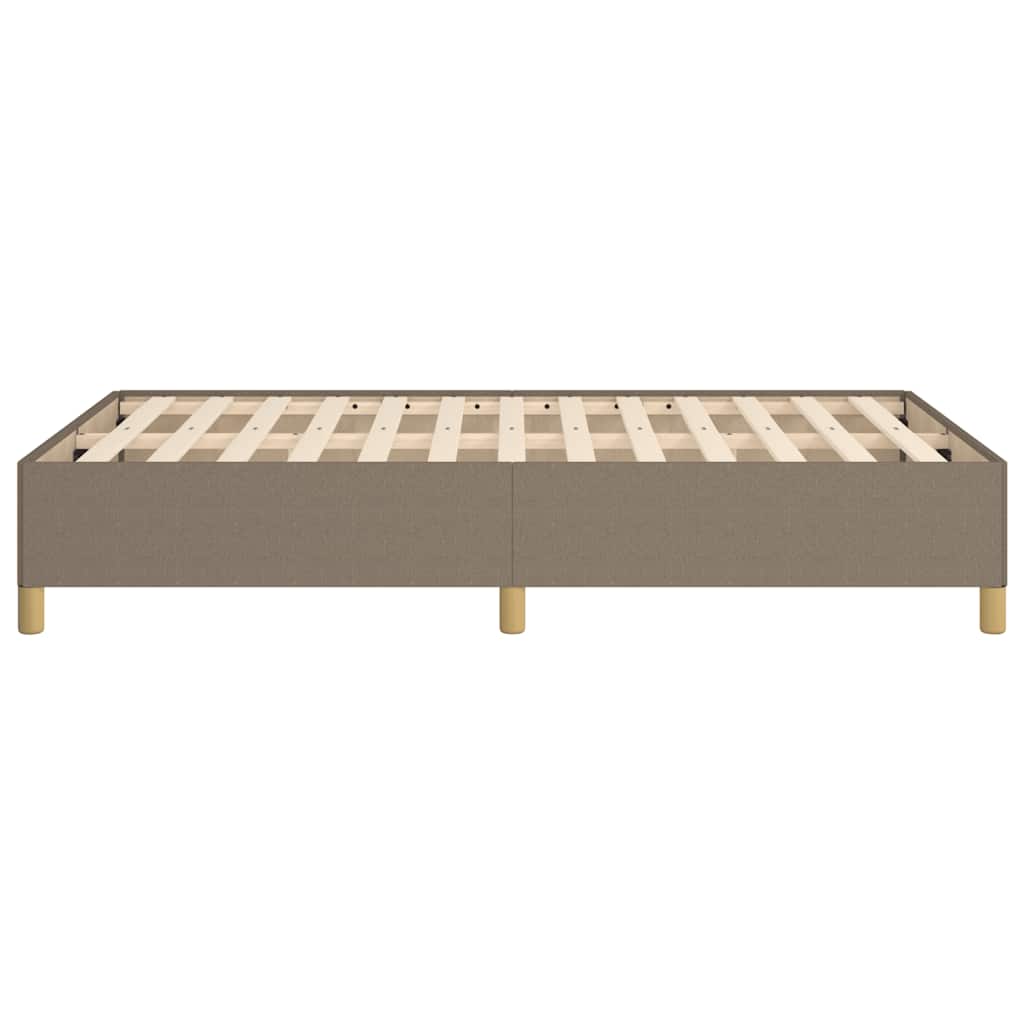 sengeramme uden madras 120x190 cm stof gråbrun