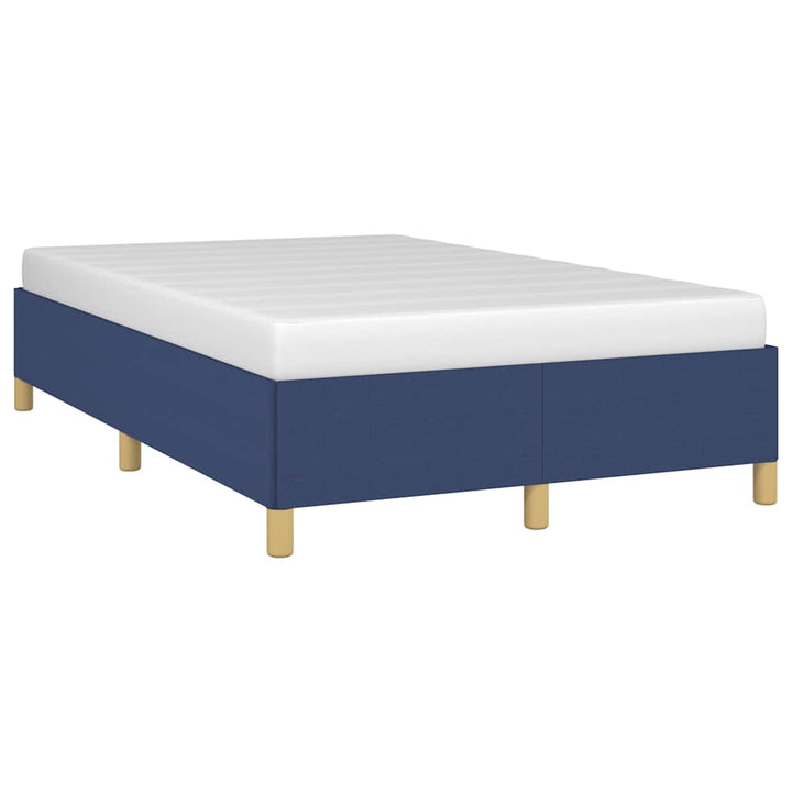 sengeramme uden madras 120x190 cm stof blå
