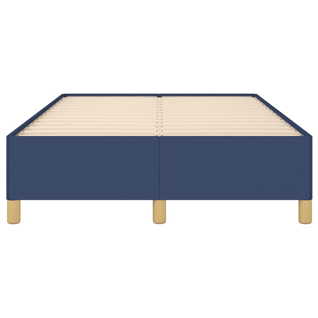 sengeramme uden madras 120x190 cm stof blå
