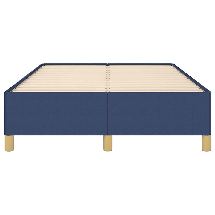 sengeramme uden madras 120x190 cm stof blå