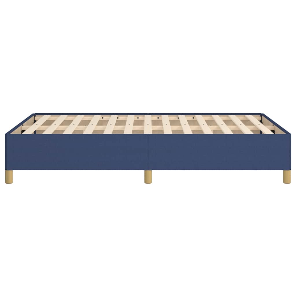 sengeramme uden madras 120x190 cm stof blå