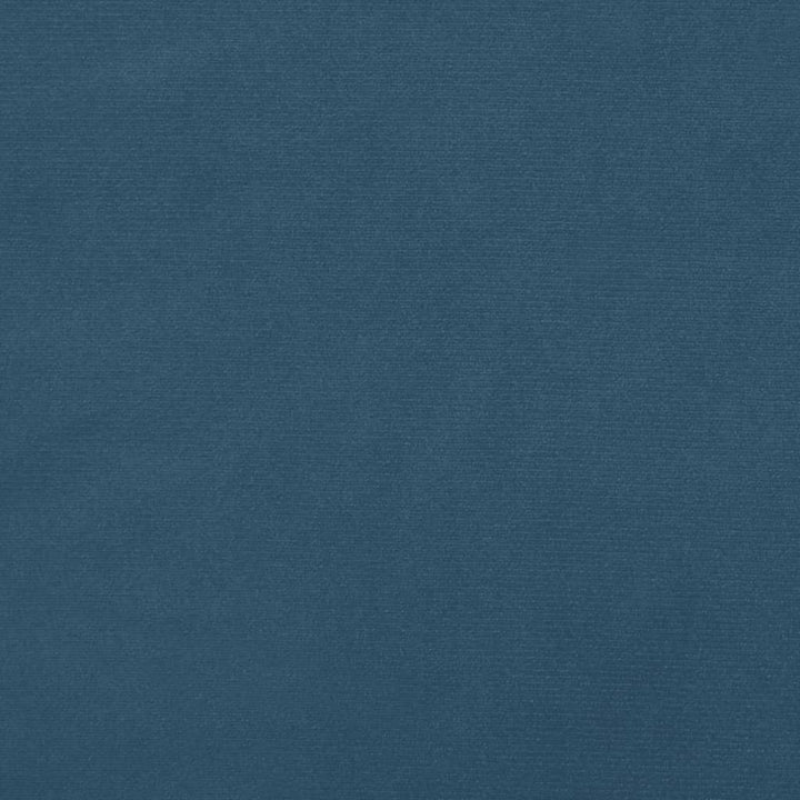 kontinentalseng med madras 120x190 cm velour mørkeblå