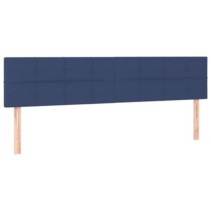 kontinentalseng med madras 120x190 cm stof blå