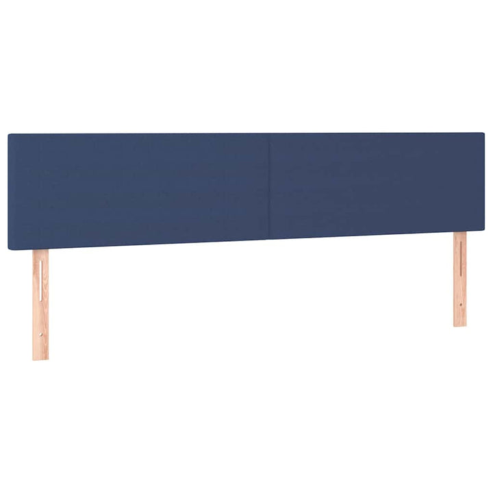 kontinentalseng med madras 120x190 cm stof blå
