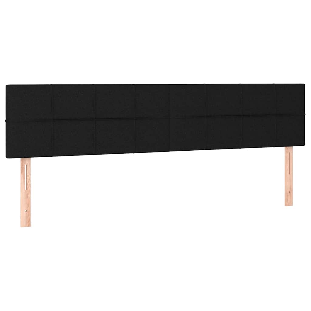 kontinentalseng med madras 120x190 cm stof sort