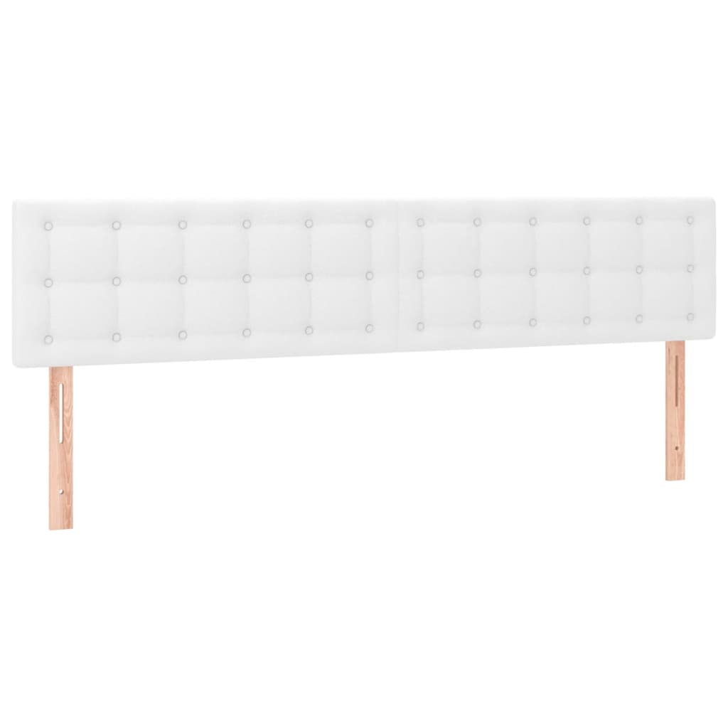 kontinentalseng med madras 120x190 cm kunstlæder hvid