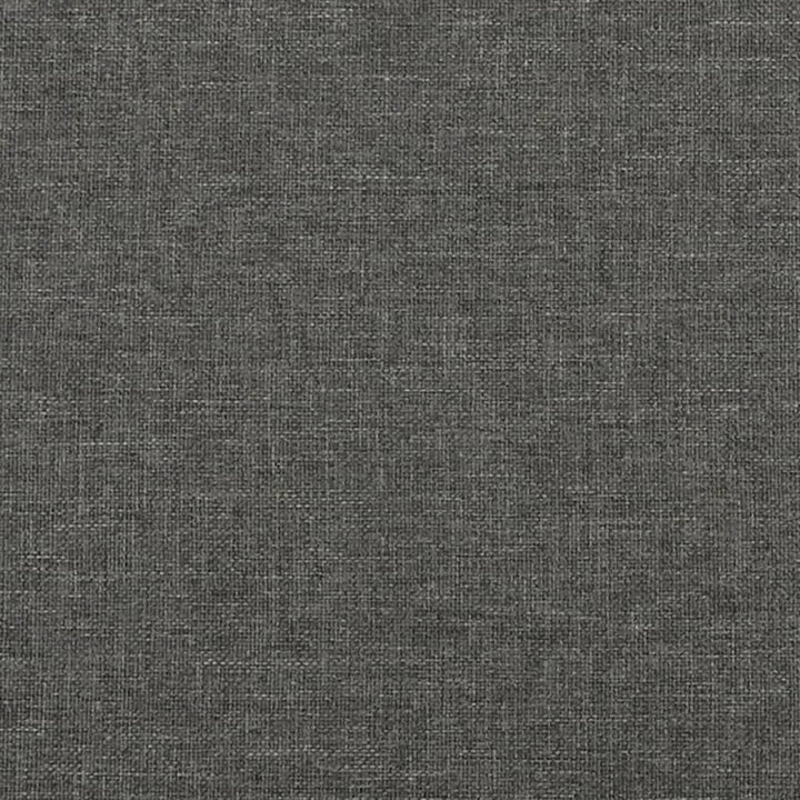 kontinentalseng med madras 120x190 cm stof mørkebrun