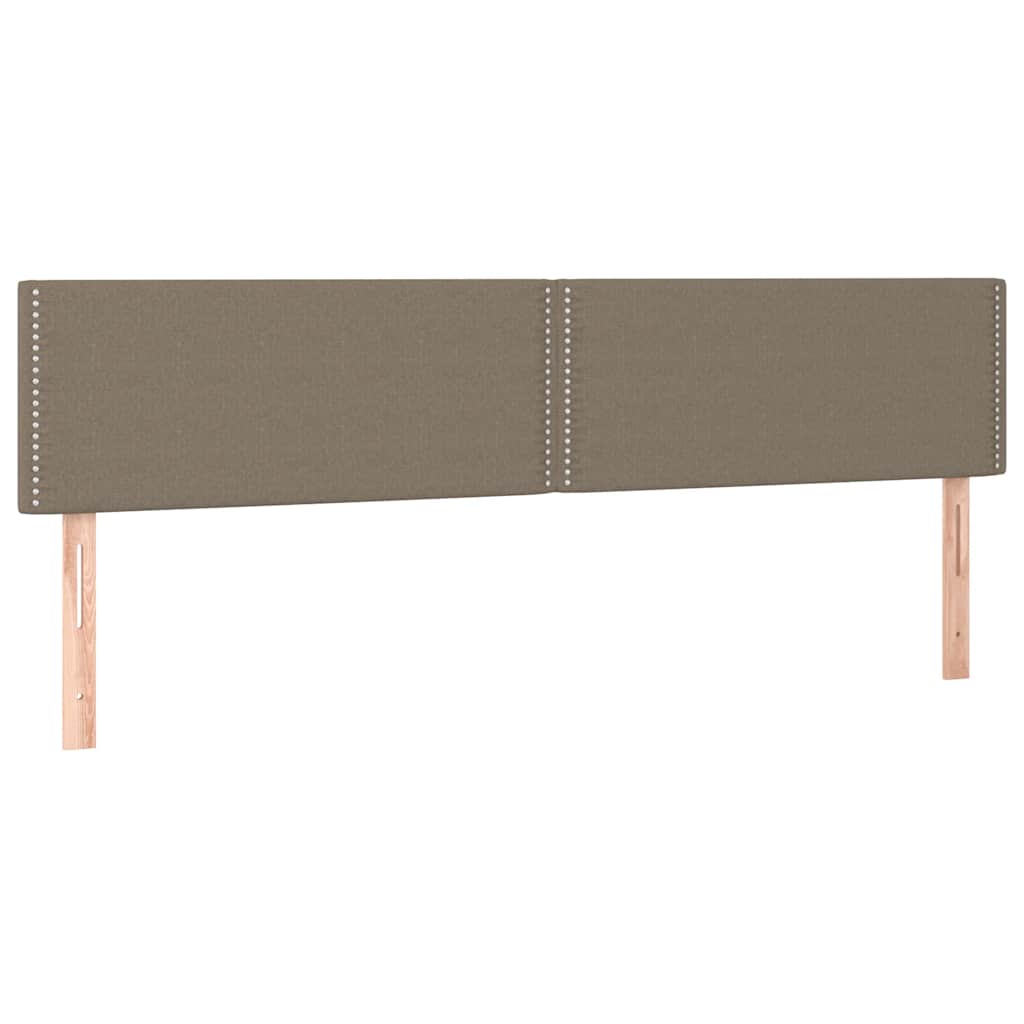 kontinentalseng med madras 120x190 cm stof gråbrun