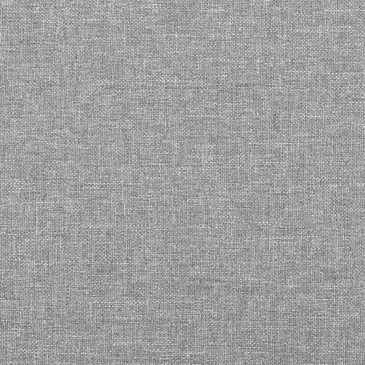 kontinentalseng med madras 120x190 cm stof lysegrå