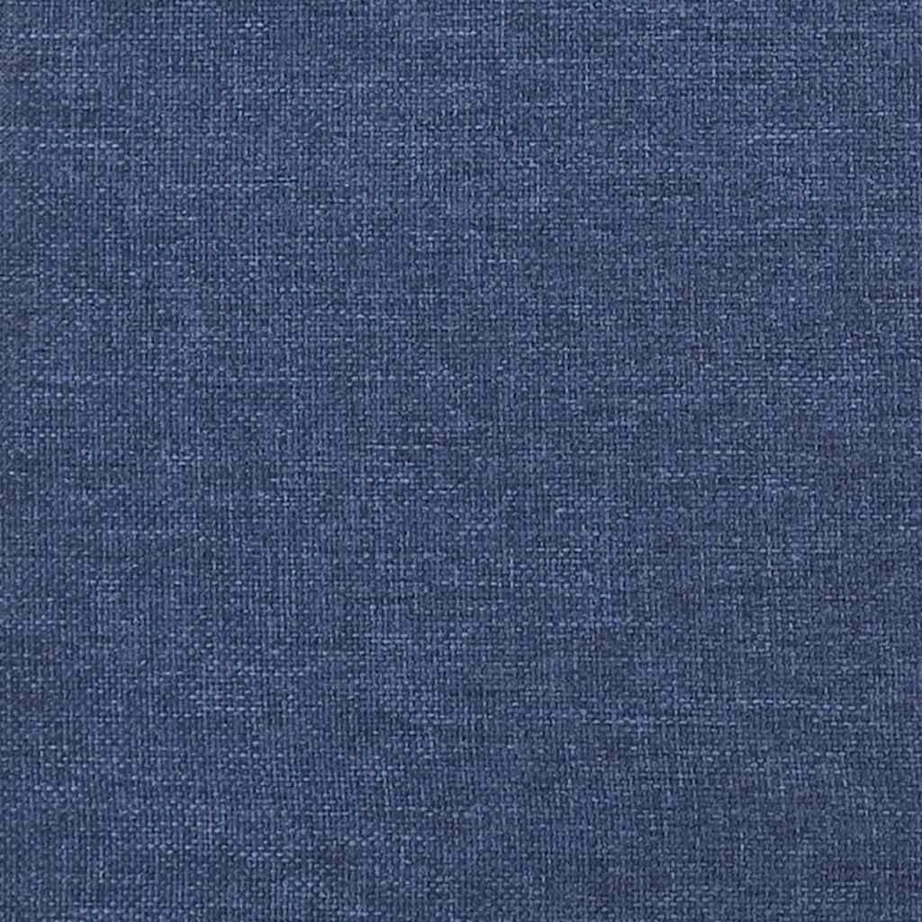 kontinentalseng med madras 120x190 cm stof blå