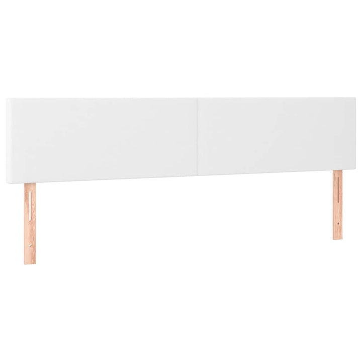 kontinentalseng med madras 120x190 cm kunstlæder hvid