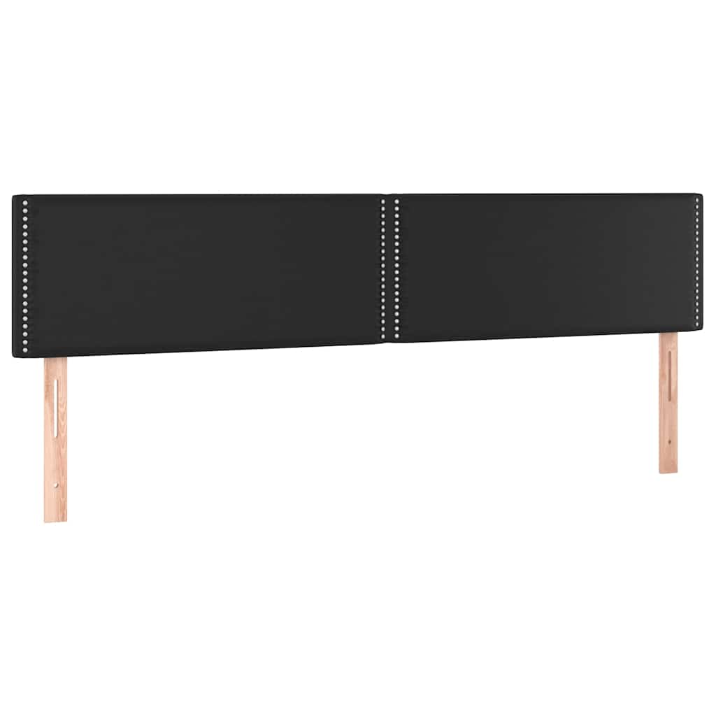 kontinentalseng med madras 120x190 cm kunstlæder sort
