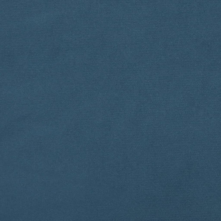 kontinentalseng med madras 120x190 cm velour mørkeblå