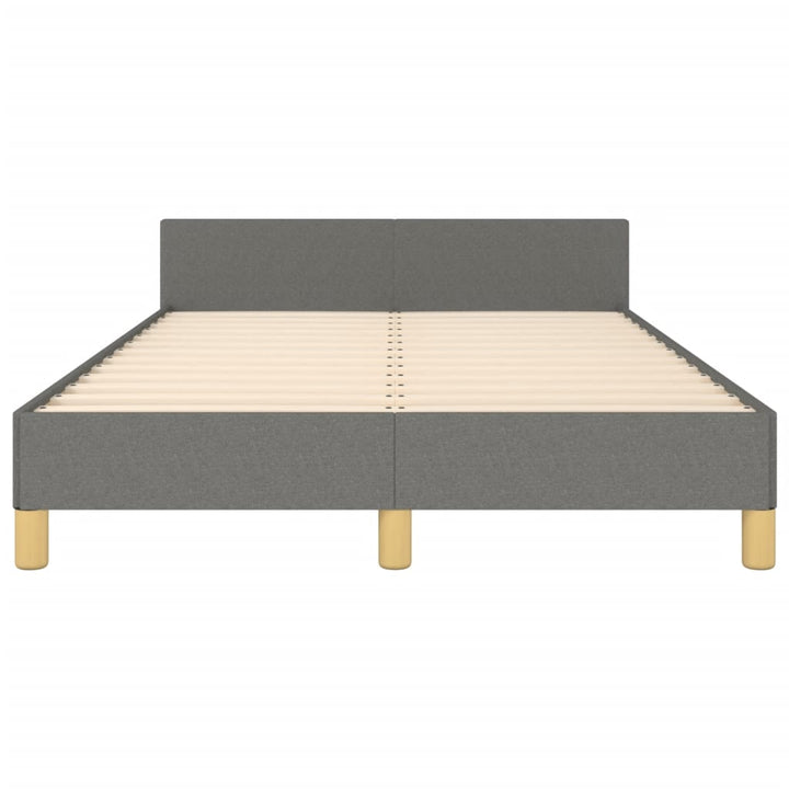 sengeramme uden madras 120x190 cm stof enkeltseng Mørkegrå