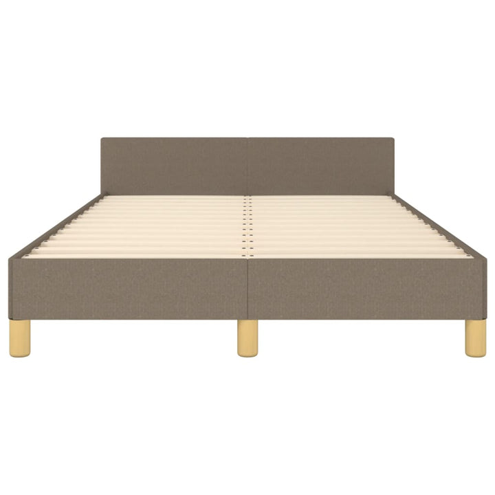 sengeramme uden madras 120x190 cm stof gråbrun