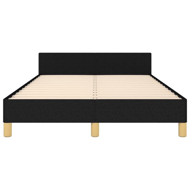 sengeramme uden madras 120x190 cm stof sort