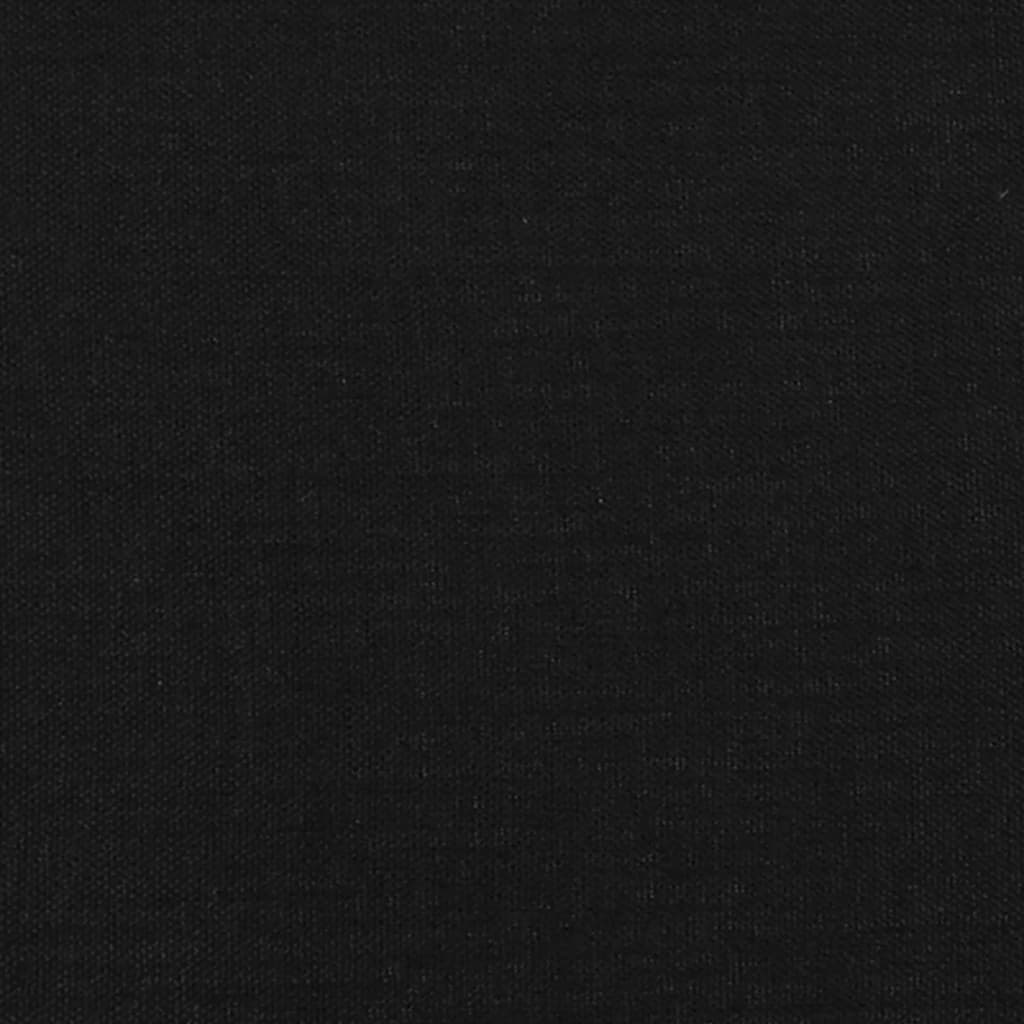 sengeramme uden madras 120x190 cm stof sort