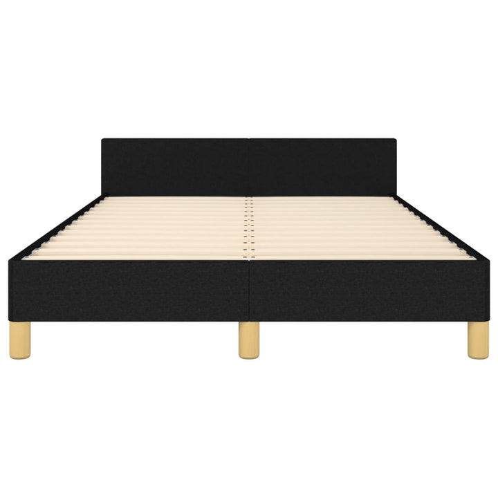 sengeramme uden madras 120x190 cm stof sort