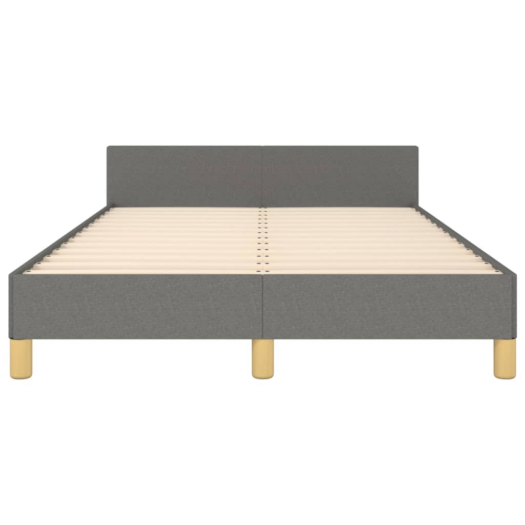 sengeramme uden madras 120x190 cm stof enkeltseng Mørkegrå
